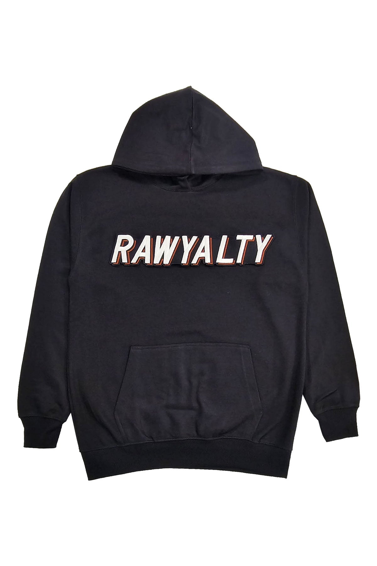 Men 004 RAWYALTY White 3D Embroidery Hoodie