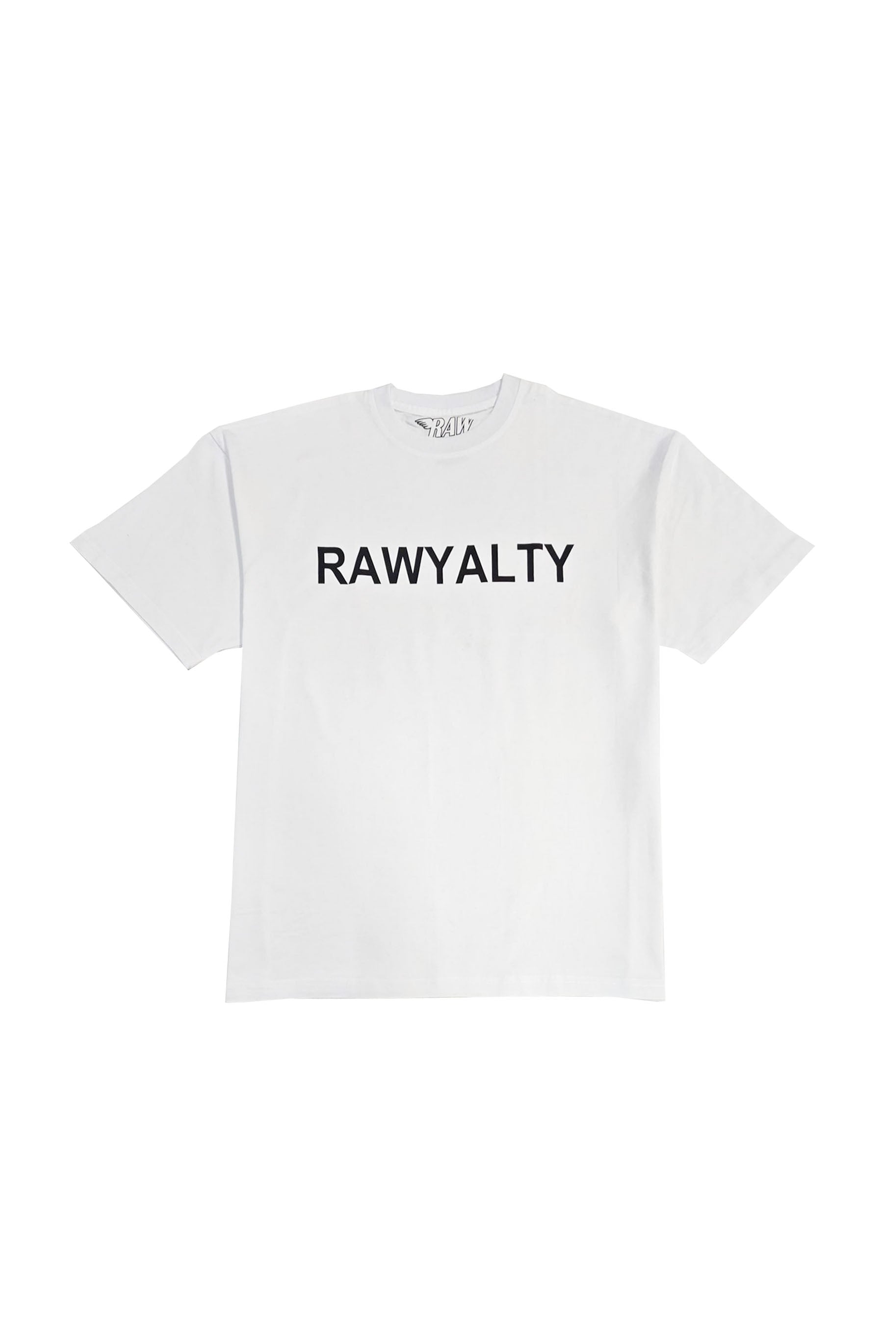Men 007 RAWYALTY Black Rubberized Oversize T-Shirt