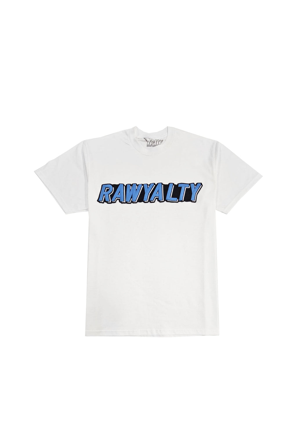 Men 004 RAWYALTY Carolina Blue 3D Embroidery T-Shirt