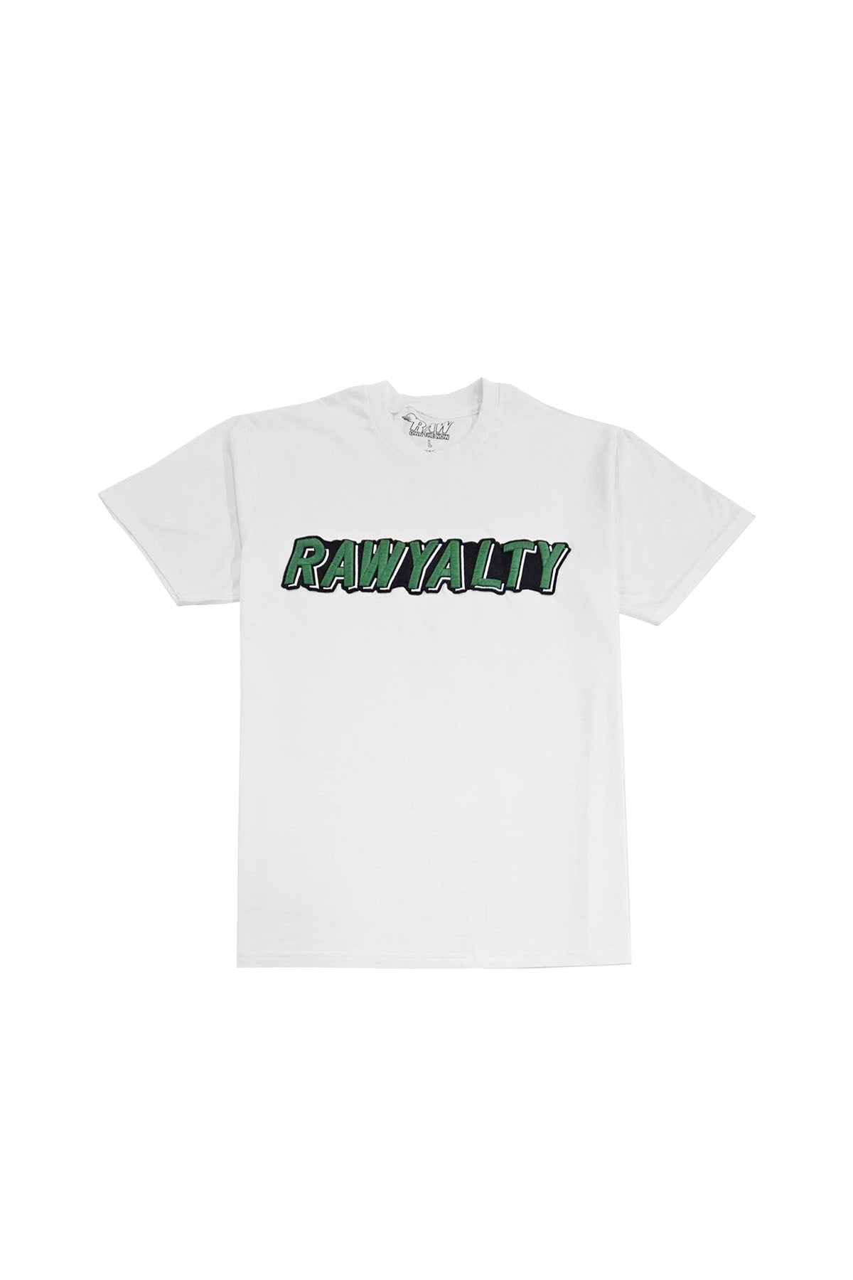 Men 004 RAWYALTY Green 3D Embroidery T-Shirt