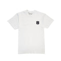 Men 3D Stitch Logo Black Embroidery Crew Neck T-Shirt