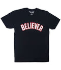 Men BELIEVER Chenille Crew Neck - Black