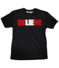Men BELIEVE Chenille Crew Neck - Black
