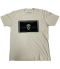 Men Black Card Chenille Crew Neck - Light Grey