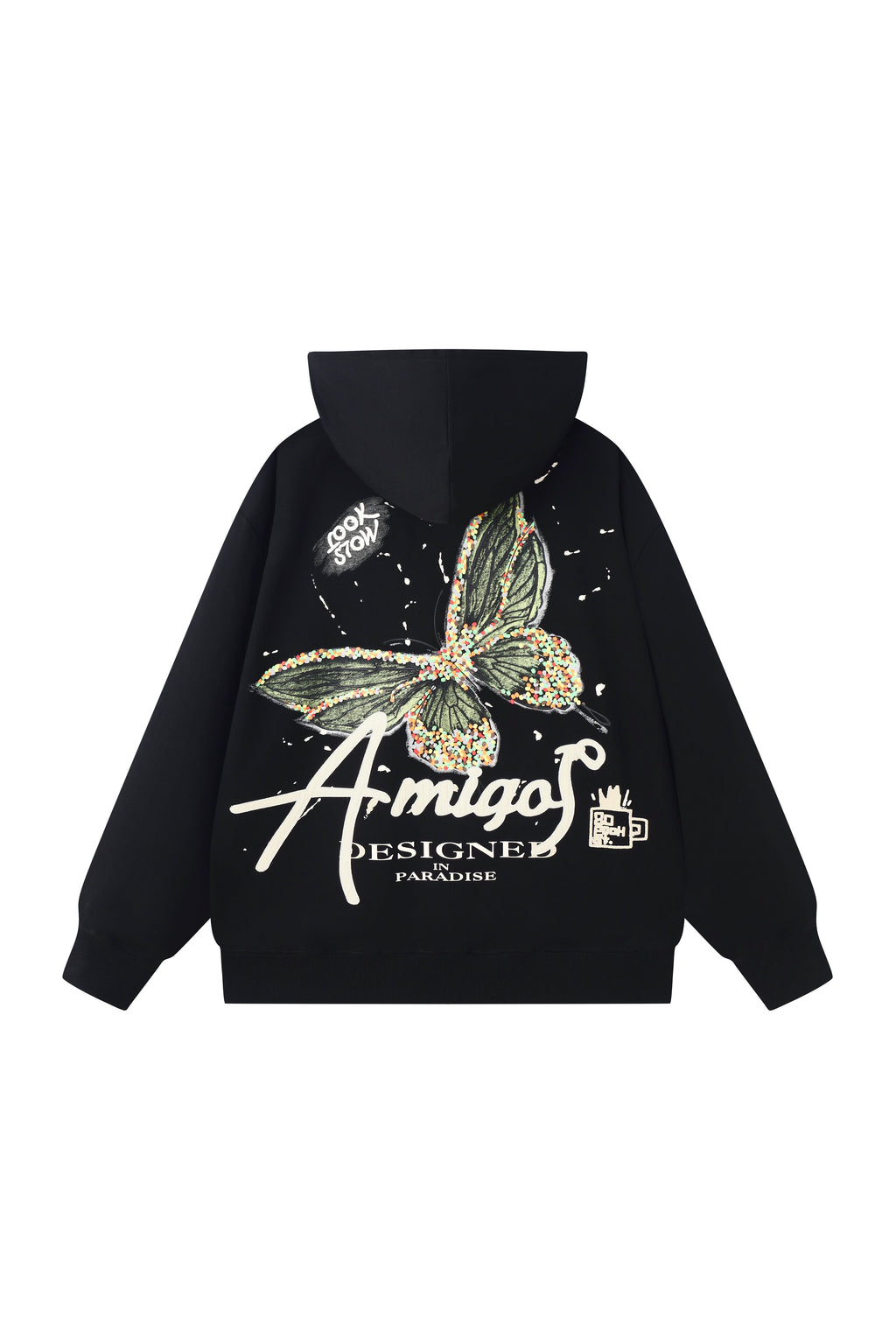 Men Black Label "AMIGOS" Hoodie
