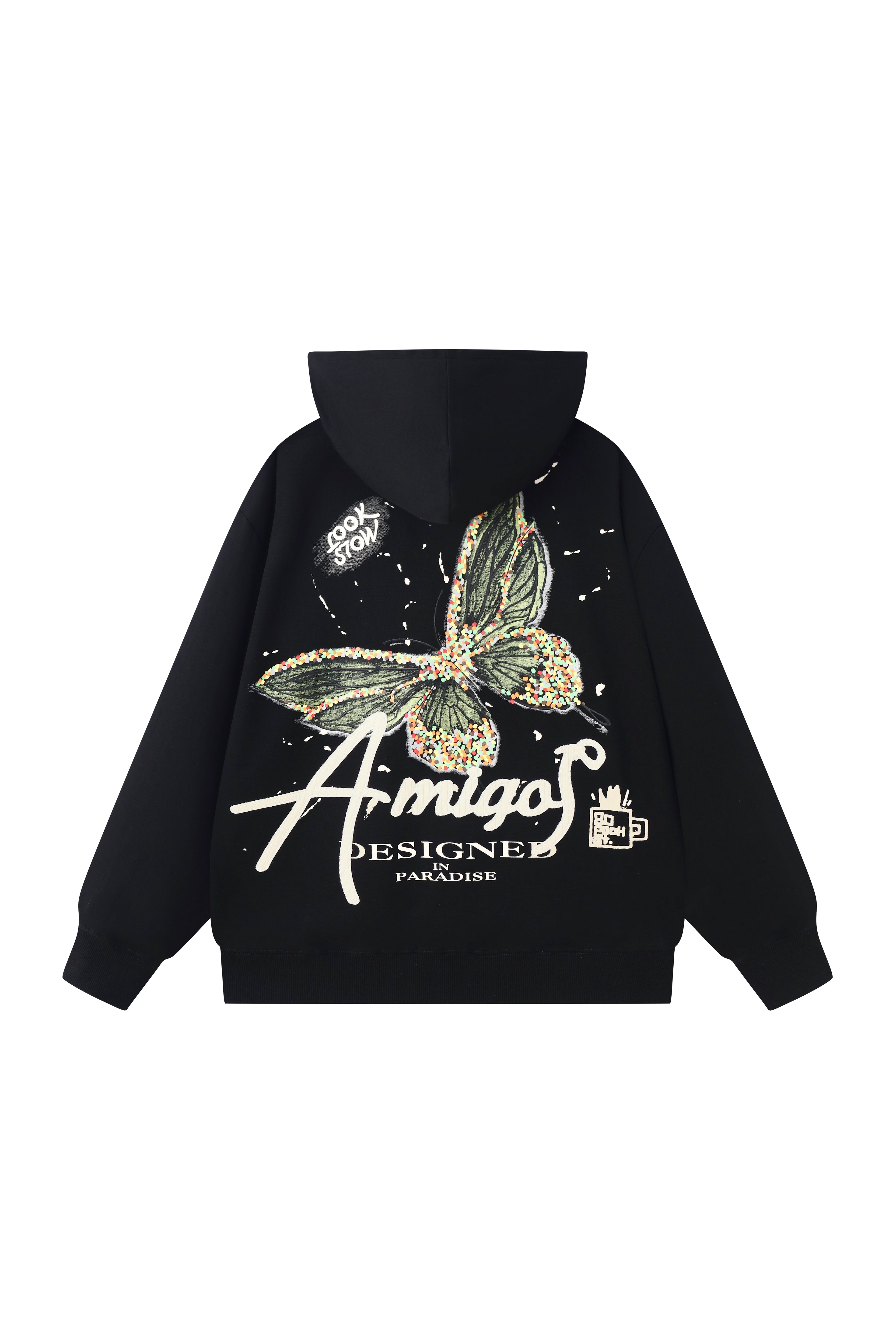 Men Black Label "AMIGOS" Hoodie